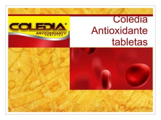 Coledia Antioxidante tabletas 