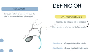 COLEDOCOLITIASIS. COLEDOCOLITIASIS. COLEDOCOLITIAIS | PDF
