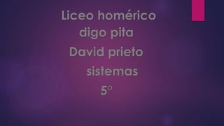 Colegi liceo homerico