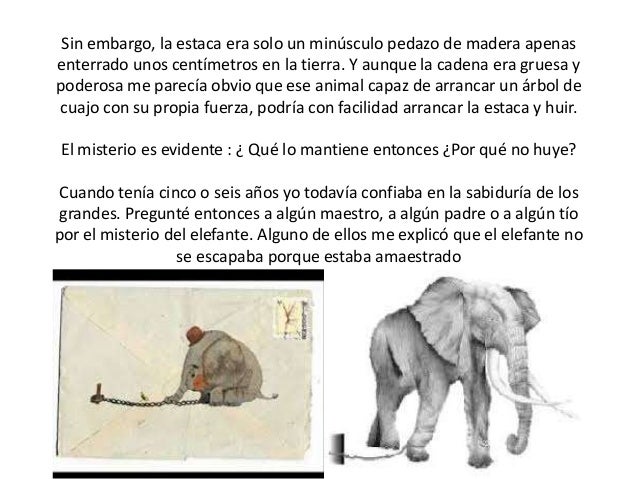 El elefante encadenado
