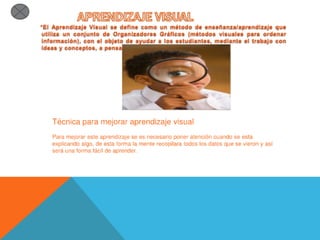 TIPOS DE APRENDIZAJE