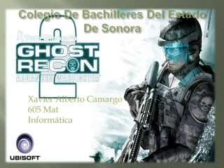 Colegio De Bachilleres Del Estado De Sonora Xavier Alberto Camargo605 MatInformática 