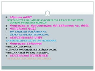 TEMA:RED¿A QUE SE LLAMA NIC?