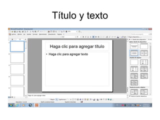 Título y texto 