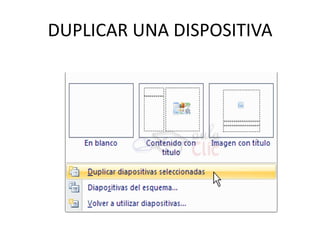 DUPLICAR UNA DISPOSITIVA
 