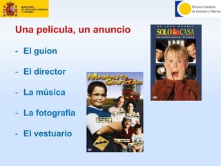 Una película, un anuncio
- El guion
- El director
- La música
- La fotografía
- El vestuario
 
