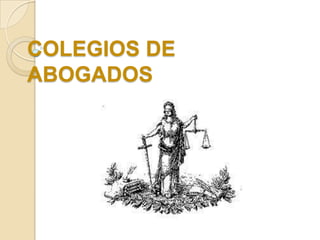 COLEGIOS DE
ABOGADOS
 