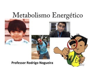 Metabolismo Energético 
Professor Rodrigo Nogueira 
 