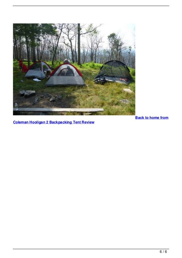 Coleman Hooligan 2 Backpacking Tent Review