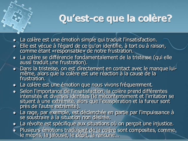 Colere Et Frustration