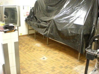 Step 1 – Covering of all plant and equipment