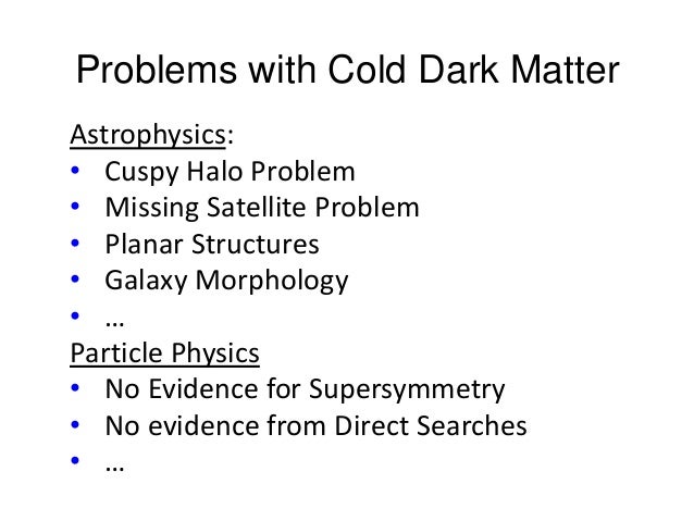 Alternatives To Cold Dark Matter