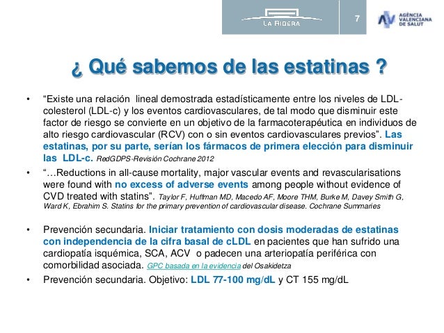 ESTATINAS - Efectos adversos ESTATINAS - Efectos adversos