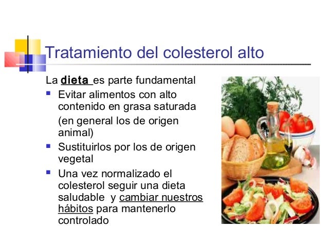 Dieta para el cholesterol alto y adelgazar y