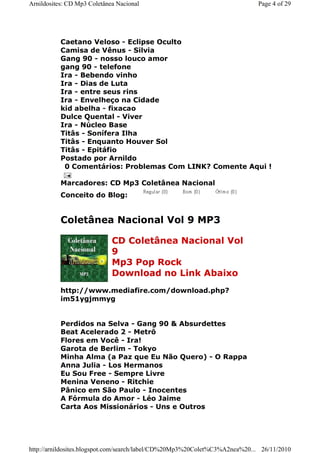 Coletanea nacional 10 volumes