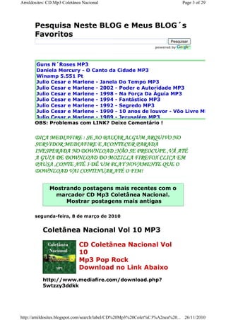 Coletanea nacional 10 volumes