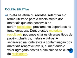 Coleta seletiva | PPSX