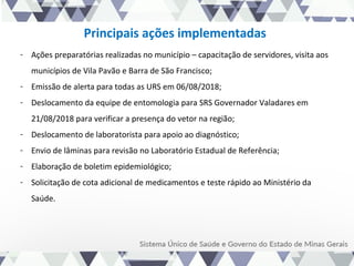 Principais ações implementadas
- Ações preparatórias realizadas no município – capacitação de servidores, visita aos
munic...
