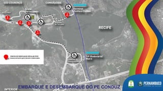 EMBARQUE E DESEMBARQUE DO PE CONDUZ
 