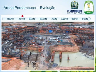 Arena Pernambuco – Evolução

 Nov/11   Jan/12   Mar/12   Maio/12   Jul/12   Ago/12   Set/12   Out/12
 