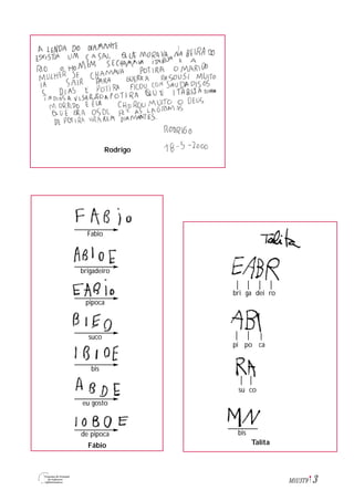 3M1U3T9
Rodrigo
Talita
bri ga dei ro
pi po ca
su co
bis
Fabio
brigadeiro
pipoca
suco
bis
eu gosto
de pipoca
Fábio
 