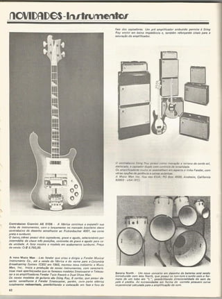 Coletânea Com Anúncios Antigos de Instrumentos Musicais e Equipamentos - 2