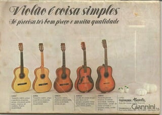 Coletânea Com Anúncios Antigos de Instrumentos Musicais e Equipamentos - 2