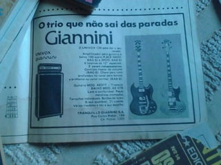 Coletânea Com Anúncios Antigos de Instrumentos Musicais e Equipamentos - 2