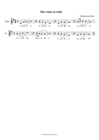 sol
lá

sol

4
sol
lá

lá

sol
 
sol
lá

sol
si

Dó
Dó
lá

sol
lá

sol


si

Dó

Dó
Dó

si

sol
lá

Ré

Ré

sol lálá
 
sol


lá sol
si

Dó
 
B'
sol lálá
sol
lá


lá


sol
Ré


sol
Ré


RéRé

sol
 3x
sollá
lá

sol
 lá

si

sol
sollásolsi
4
lásol
lá
Ré


si sol
Ré

lásol


B

 
siDó
ré
sol

 
ré
si


Dó
ré ré
Dó


ré
Dó


© Ana Lúcia Francisco
sol
lá

sol
lá

si
 
sol
lá

lá

sol

fá

lá

sol
sol

si

si

si

si

46
Fl.
41
Fl.
Dó

Dó

DóDósol

sol

lá
lá

sol
lásollá

sollá
ré
Dó


lá ré



Dó


si
sol


lásol
Dó
lá




fá
ré
sol


ré ré
lá


si
lá

sol
sol

silásol sol
Fl.
36
 
si sisi
ré
si


ré
 lá


si
ré ré
sol
sol

lá


28
Fl.


18
23
Fl.
Fl.
 
siDó

ré
si
  
lálá solsi
 
si si


solsi lá


lási

ABBA (1970-1983)

sol simi
 ré



mi

 
si sollásol
  
silá Dósi
 
si
solré
mi
Fl.
13

fá
sol fá

fá
sol


sol

lá sisol

[Forma: AB - Interlúdio - ABB']
Mamma Mia (1975)

fá
sol
ré
44 
7
Fl.
Flute
A
 