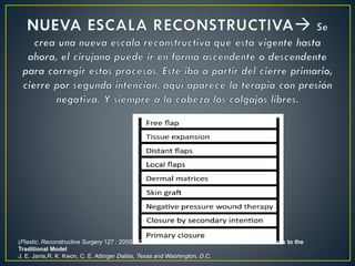 (Plastic. Reconstructive Surgery 127 : 205S, 2011.) The New Reconstructive Ladder: Modifications to the
Traditional Model
J. E. Janis,R. K. Kwon, C. E. Attinger Dallas, Texas and Washington, D.C.
 