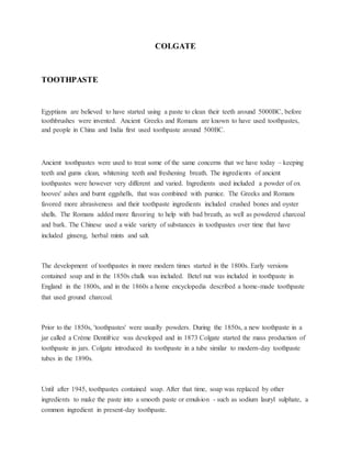 Colgate | DOCX
