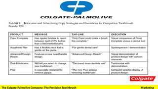 The Colgate-Palmolive Company: The Precision Toothbrush Marketing
 