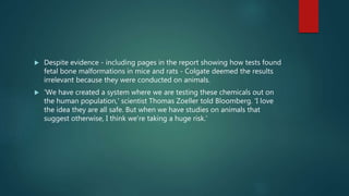 Colgate Animal Testing Colgate | PPTX