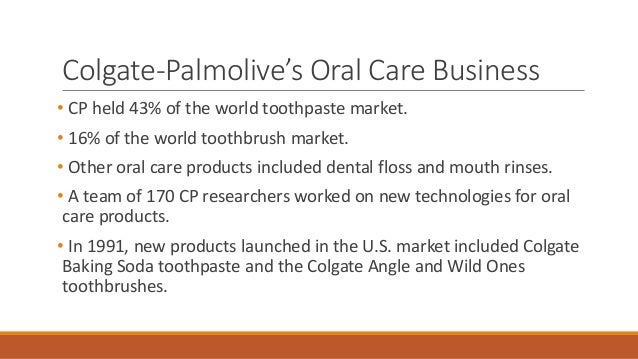 strategic marketing paper on colgate palmolive company Free essay: these products serve consumers who have different oral priorities and problems to date, the company continues to introduce. strategic marketing paper on colgate palmolive company Free essay: these products serve consumers who have different oral priorities and problems to date, the company continues to introduce.