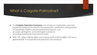 Colgate Distribution Network Colgate-Palmolive Company: The Precision Toothbrush | PDF