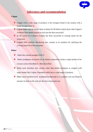 Colgate brand valuation | PDF