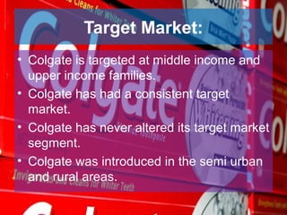 Colgate Income Colgate final | PPT