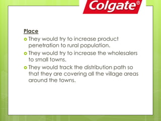 Colgate Distribution System Colgate new | PPTX