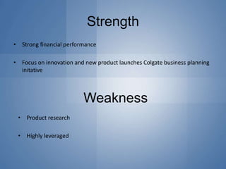 Colgate Innovation Colgate palmolive | PPTX