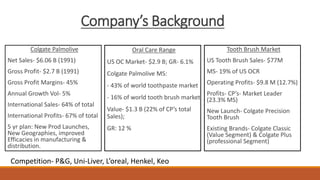 Colgate Analysis Colgate palmolive case analysis | PDF