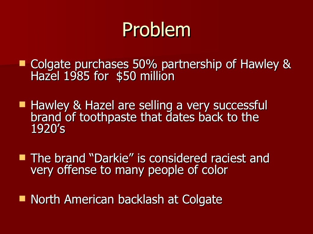 Colgates distasteful toothpaste essay image