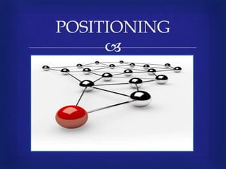 
POSITIONING
 