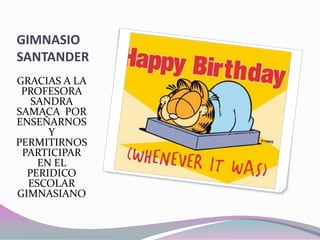 Mensaje Jhonatan Bohorquez