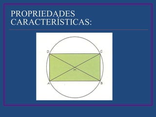 PROPRIEDADES
CARACTERÍSTICAS:
 