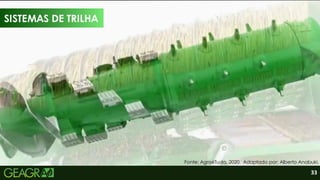 33
SISTEMAS DE TRILHA
Fonte: AgroéTudo, 2020. Adaptado por: Alberto Anabuki.
 