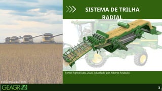 3
Fonte: Pinterest, 2026.
SISTEMA DE TRILHA
RADIAL
Fonte: AgroéTudo, 2020. Adaptado por Alberto Anabuki.
 