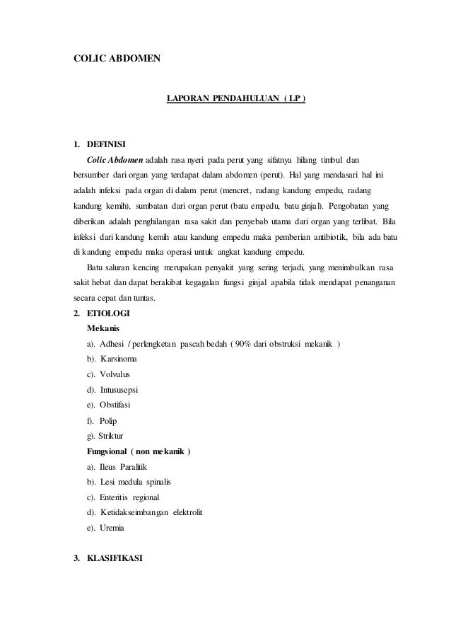 ASKEP KOLIK ABDOMEN PDF ASKEP KOLIK ABDOMEN PDF