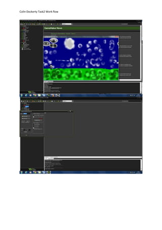Colin Dockerty Task2 Work flow 
 