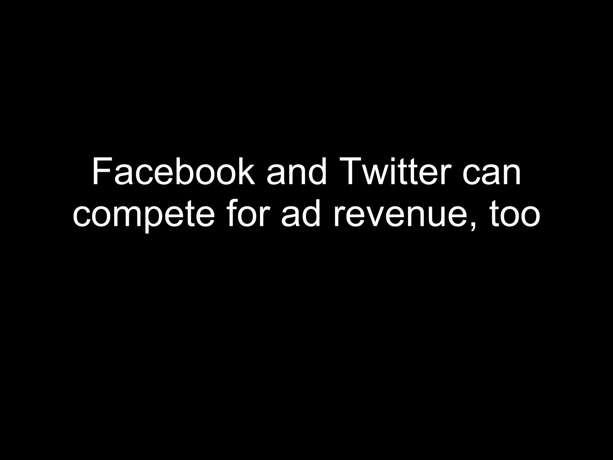 Facebook and Twitter can compete for ad revenue, too 