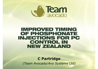 C Partridge
(Team Avocado/Avo Systems Ltd)
 